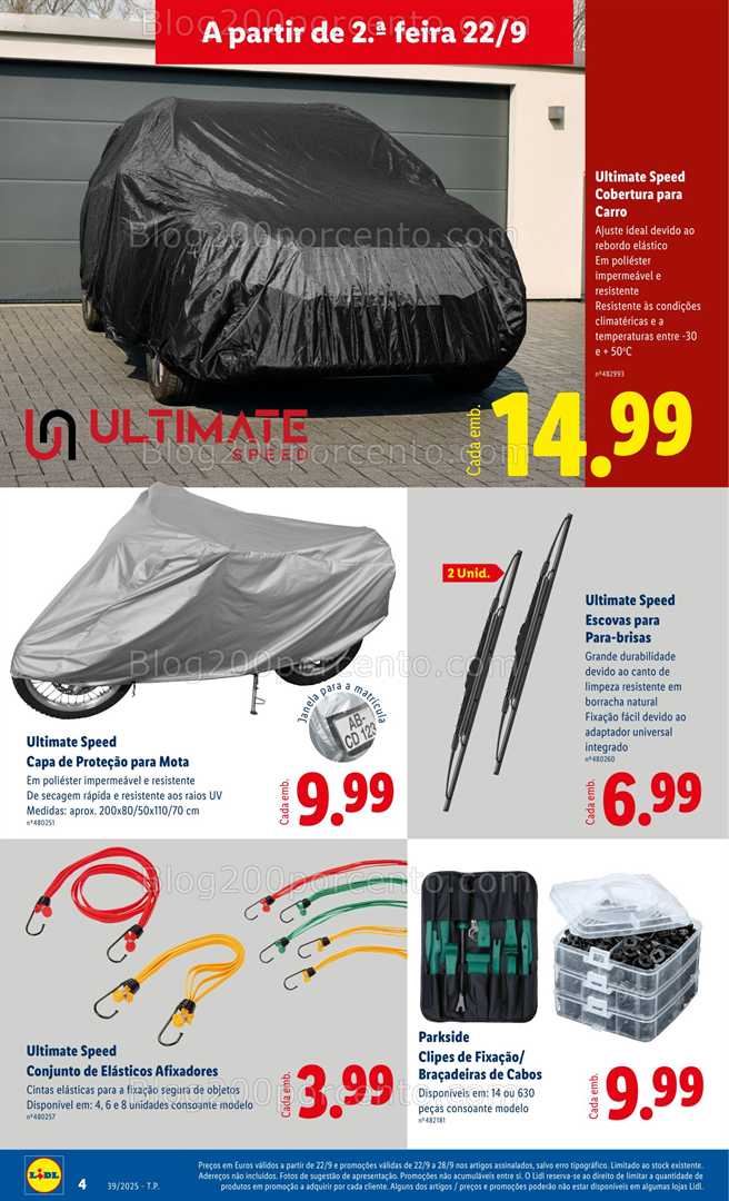 Antevisão Folheto LIDL Bazar Promoções de 26 setembro a 2 outubro - Edição Digital