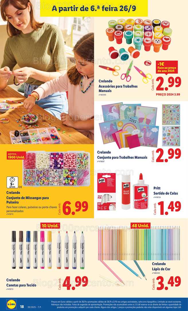 Antevisão Folheto LIDL Bazar Promoções de 26 setembro a 2 outubro - Edição Digital