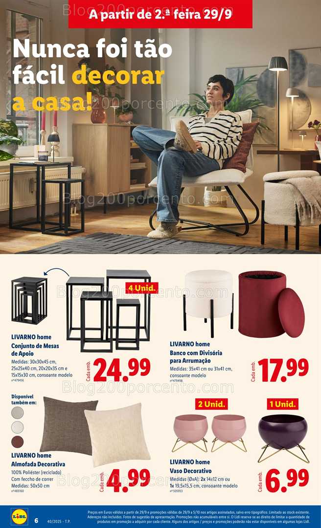 Antevisão Folheto LIDL Bazar Promoções de 29 setembro a 9 outubro - Edição Digital