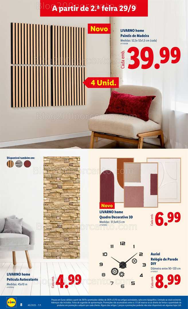 Antevisão Folheto LIDL Bazar Promoções de 29 setembro a 9 outubro - Edição Digital