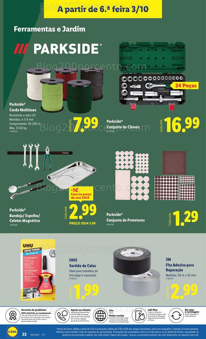 Antevisão Folheto LIDL Bazar Promoções de 29 setembro a 9 outubro - Edição Digital