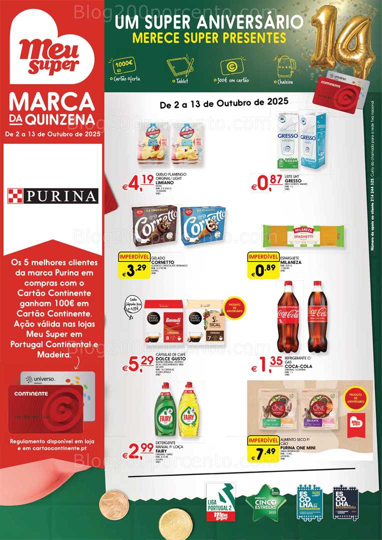 Antevisão Folheto MEU SUPER Promoções de 2 a 13 outubro