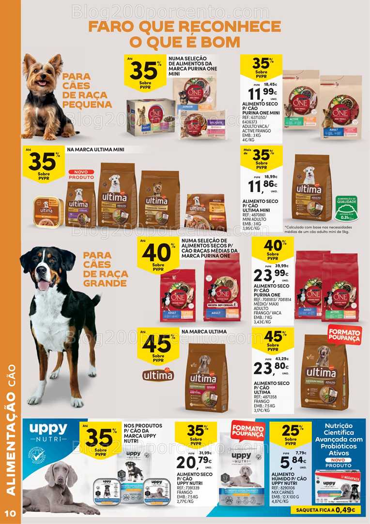 Antevisão Folheto CONTINENTE Feira Animal Promoções de 30 setembro a 19 outubro