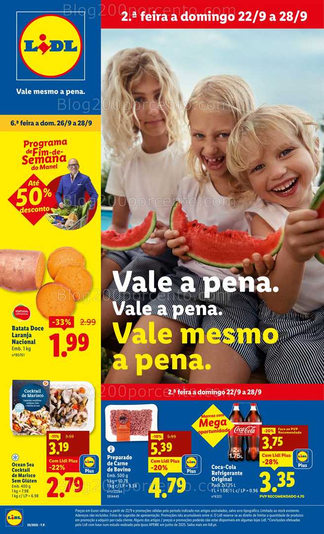 Antevisão Folheto LIDL Promoções de 22 a 28 setembro
