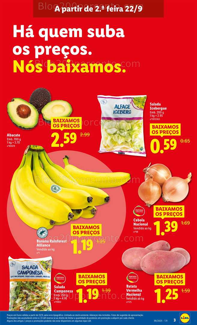 Antevisão Folheto LIDL Promoções de 22 a 28 setembro