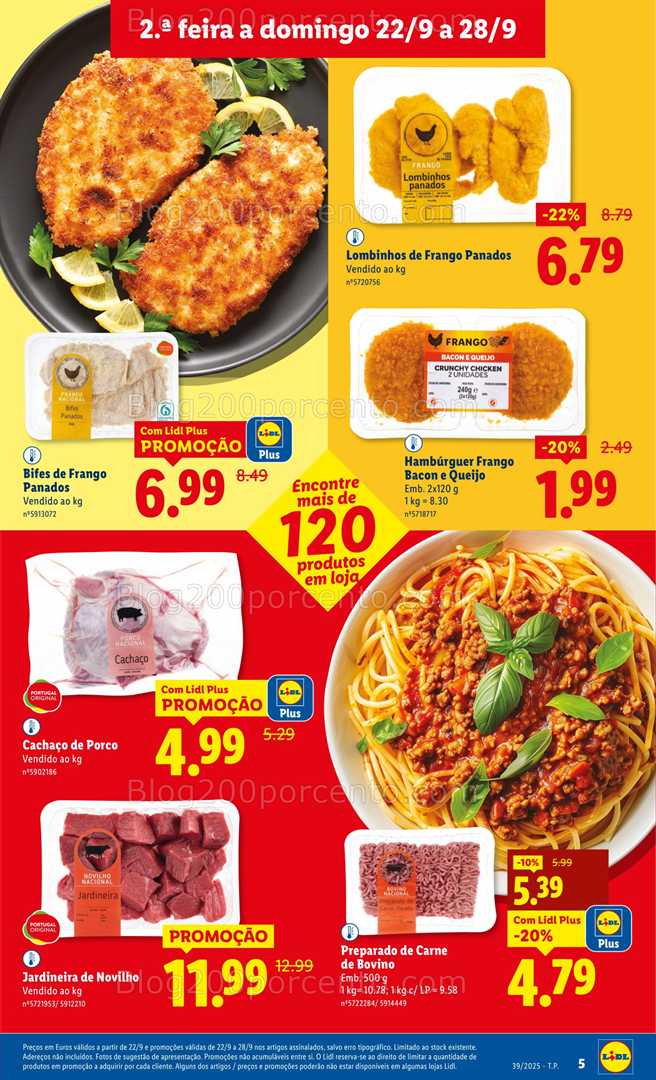 Antevisão Folheto LIDL Promoções de 22 a 28 setembro