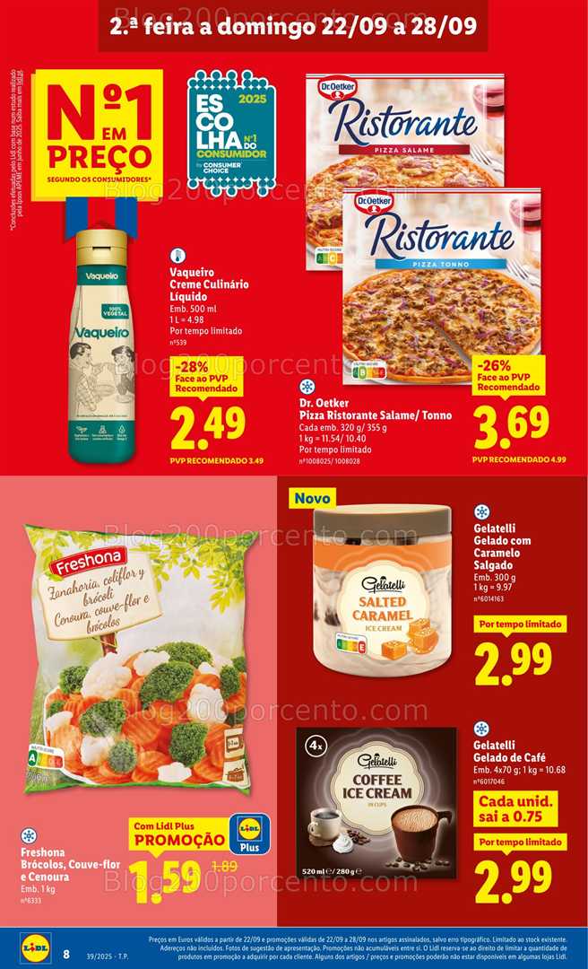 Antevisão Folheto LIDL Promoções de 22 a 28 setembro