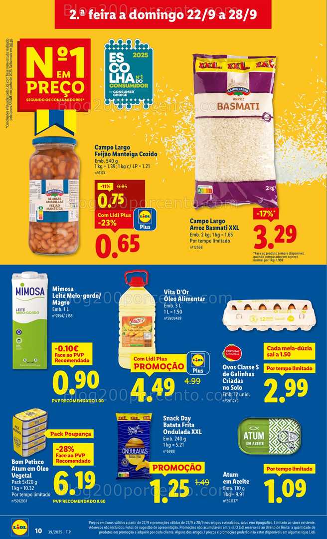 Antevisão Folheto LIDL Promoções de 22 a 28 setembro