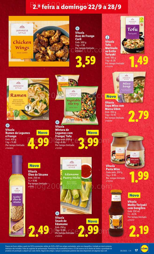 Antevisão Folheto LIDL Promoções de 22 a 28 setembro