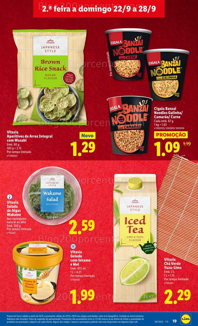 Antevisão Folheto LIDL Promoções de 22 a 28 setembro