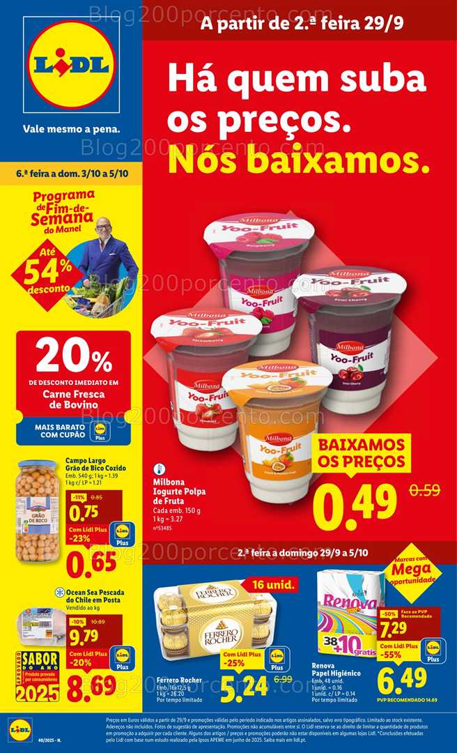 Antevisão Folheto LIDL Promoções de 29 setembro a 5 outubro - Edição Digital