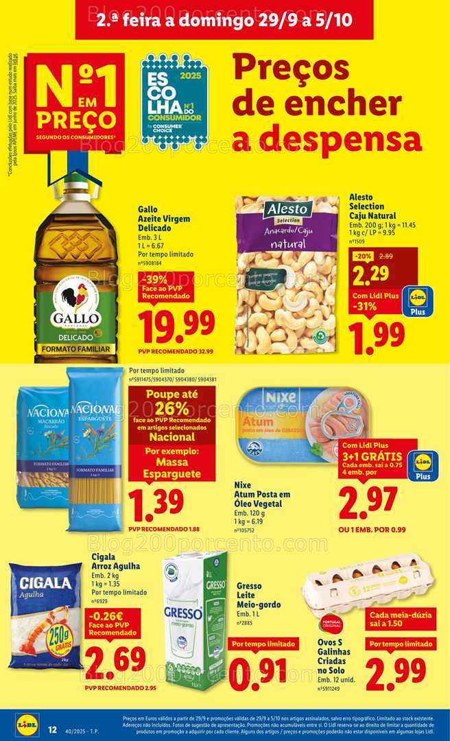 Antevisão Folheto LIDL Promoções de 29 setembro a 5 outubro - Edição Digital
