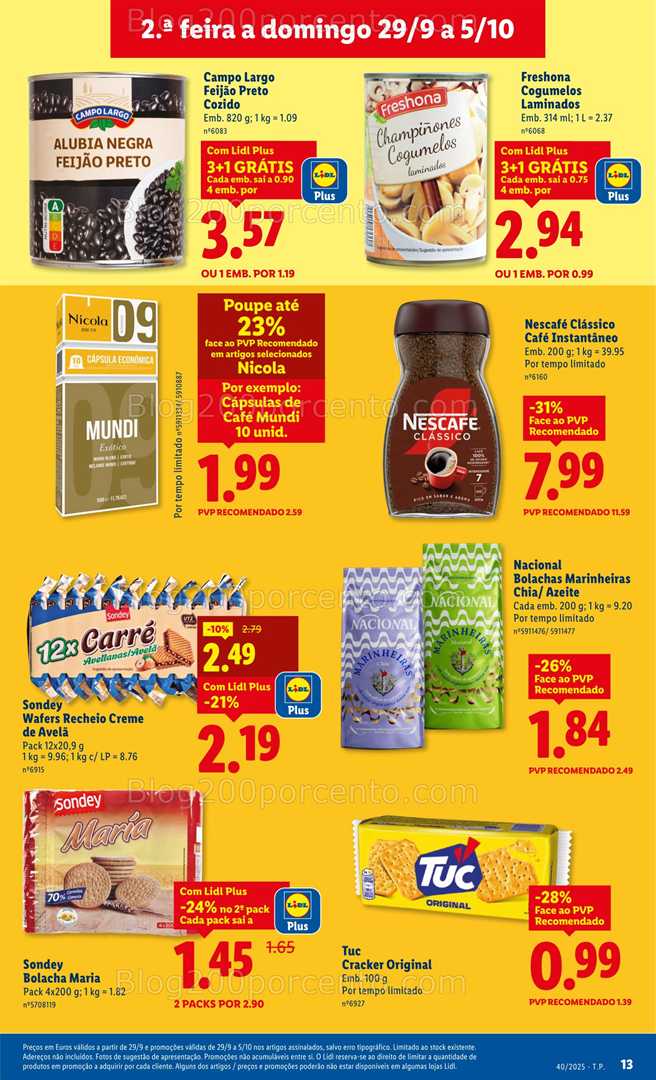 Antevisão Folheto LIDL Promoções de 29 setembro a 5 outubro - Edição Digital