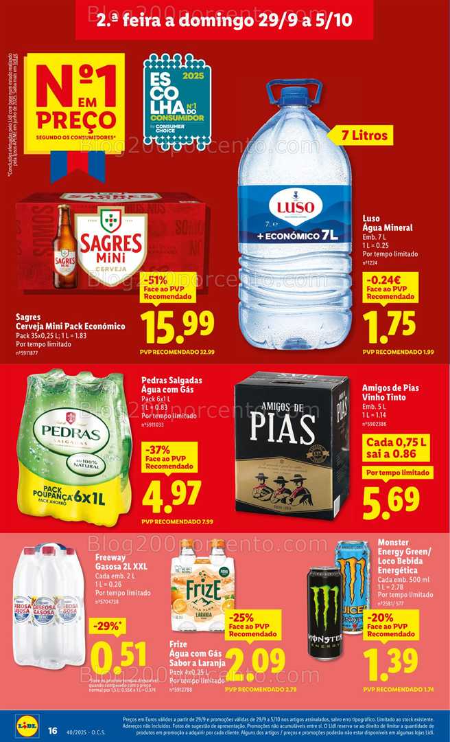 Antevisão Folheto LIDL Promoções de 29 setembro a 5 outubro - Edição Digital