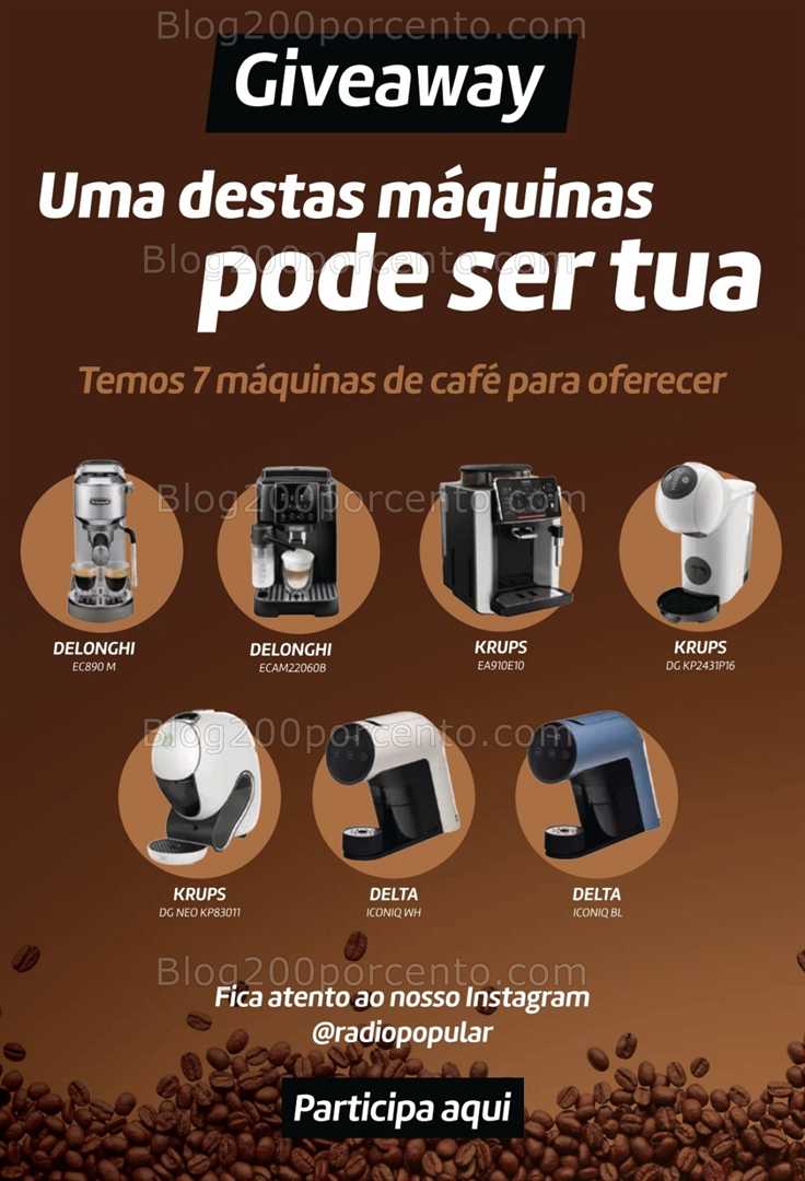 Antevisão Folheto RADIO POPULAR Especial Café Promoções de 12 setembro a 12 outubro