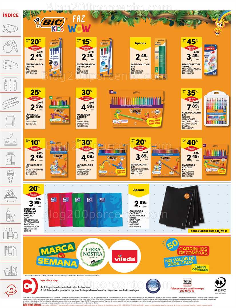 Antevisão Folheto CONTINENTE Promoções de 9 a 15 setembro - Edição Digital