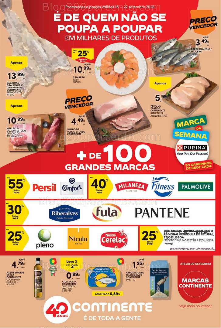 Antevisão Folheto CONTINENTE Promoções de 16 a 22 setembro - Versão Digital