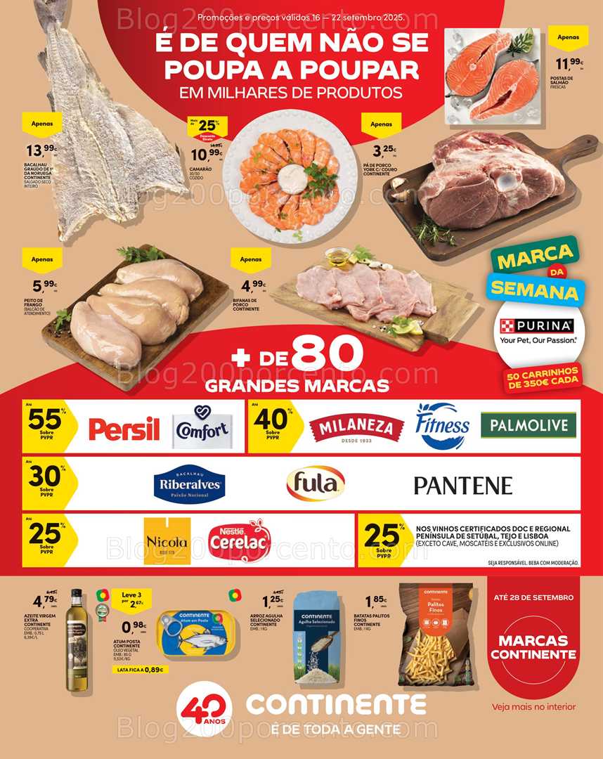 Antevisão Folheto CONTINENTE Madeira Promoções de 16 a 22 setembro