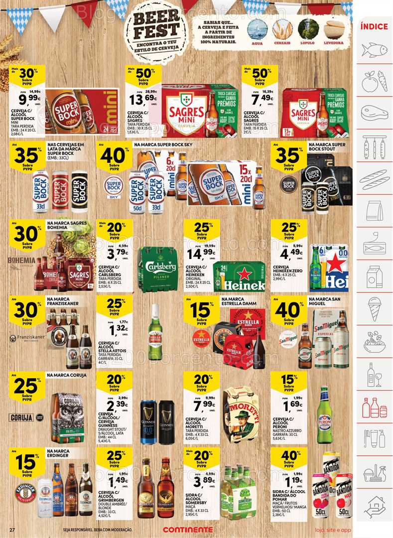 Antevisão Folheto CONTINENTE Promoções de 23 a 29 setembro - Edição Digital