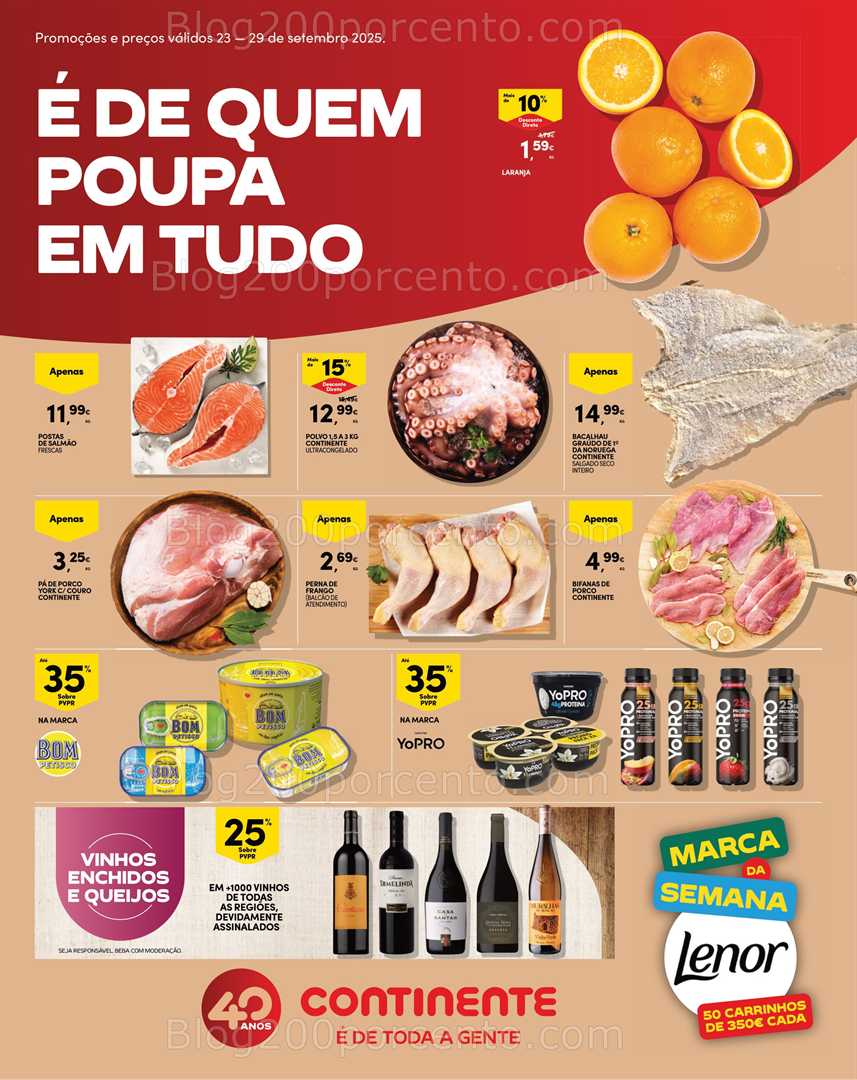 Antevisão Folheto CONTINENTE Madeira Promoções de 23 a 29 setembro