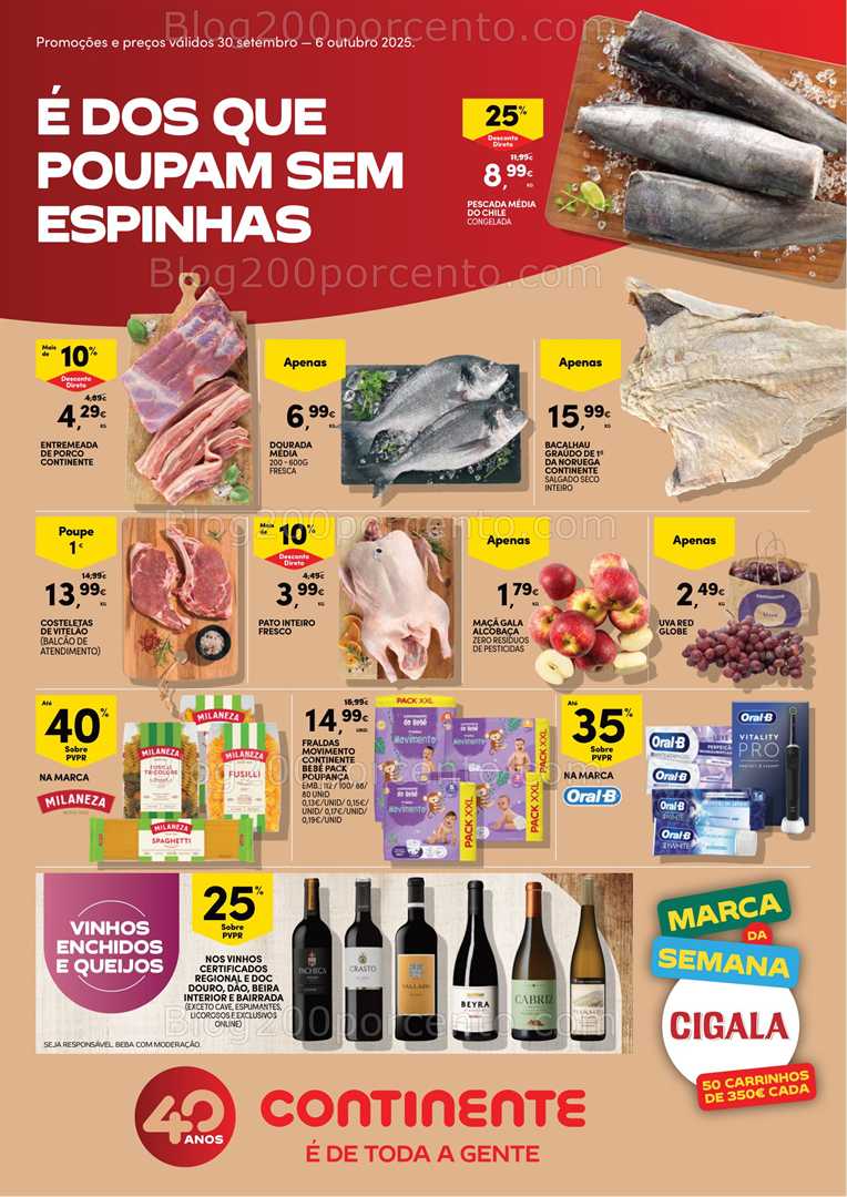 Antevisão Folheto CONTINENTE Promoções de 30 setembro a 6 outubro - Edição Digital