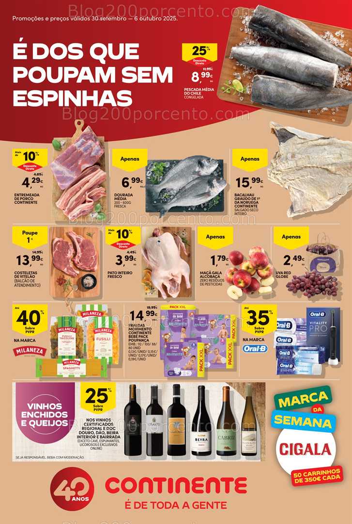 Antevisão Folheto CONTINENTE Bom Dia Promoções de 30 setembro a 6 outubro