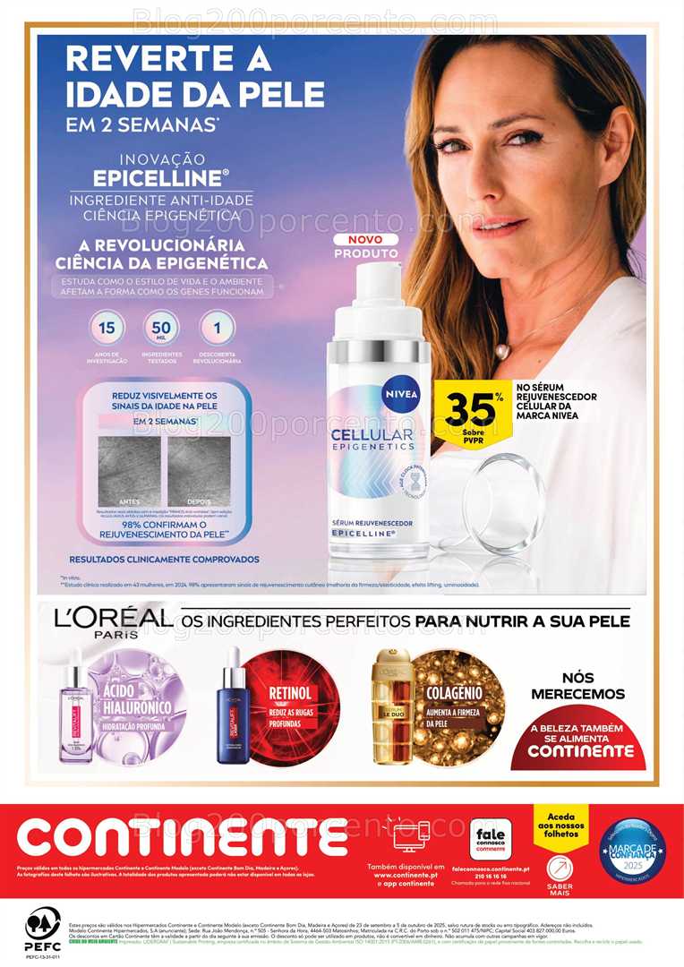 Antevisão Folheto CONTINENTE Especial Beleza Promoções de 23 setembro a 5 outubro