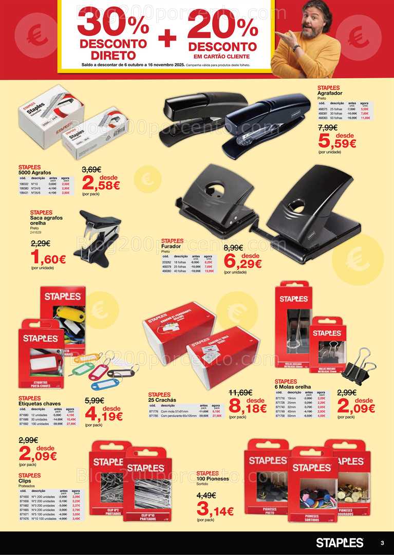 Antevisão Folheto STAPLES Promoções de 29 setembro a 5 outubro