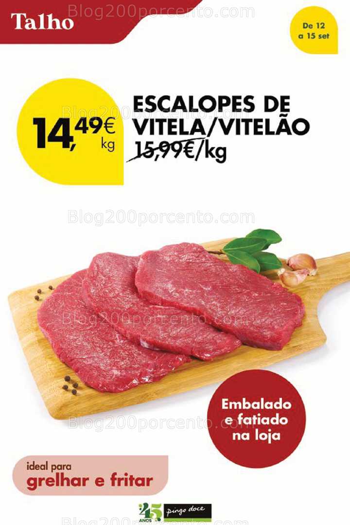 Antevisão Folheto PINGO DOCE Promoções Fim de Semana - 12 a 15 setembro
