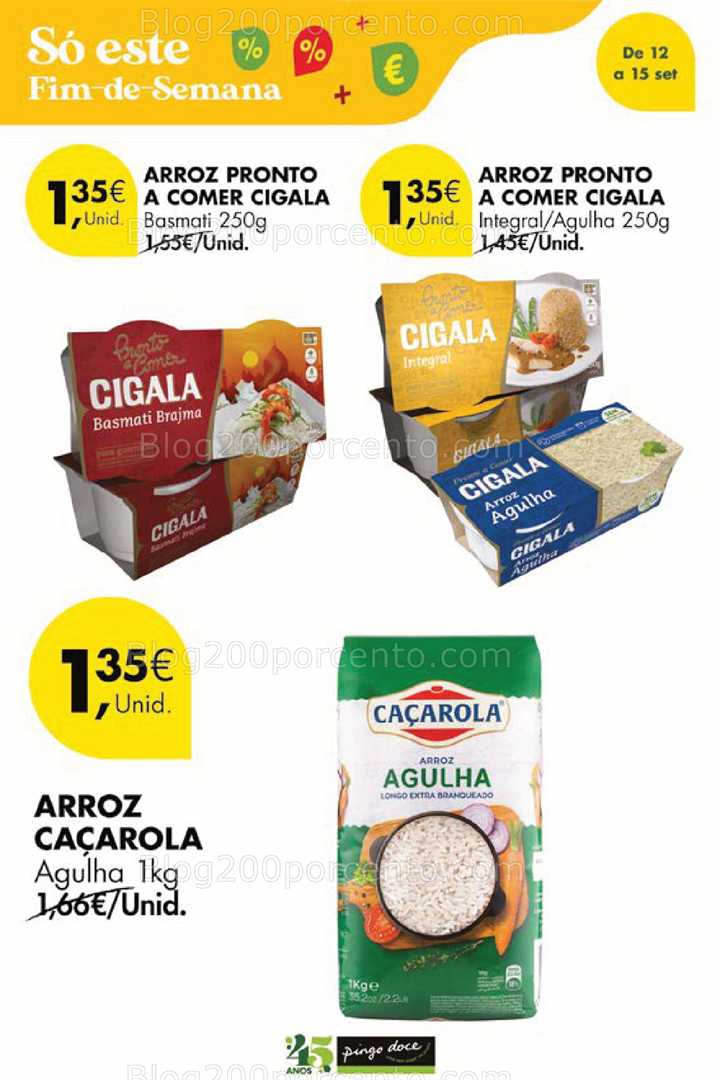 Antevisão Folheto PINGO DOCE Promoções Fim de Semana - 12 a 15 setembro