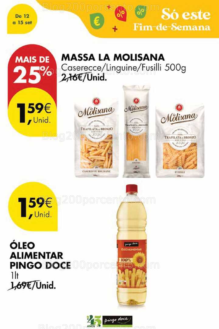 Antevisão Folheto PINGO DOCE Promoções Fim de Semana - 12 a 15 setembro