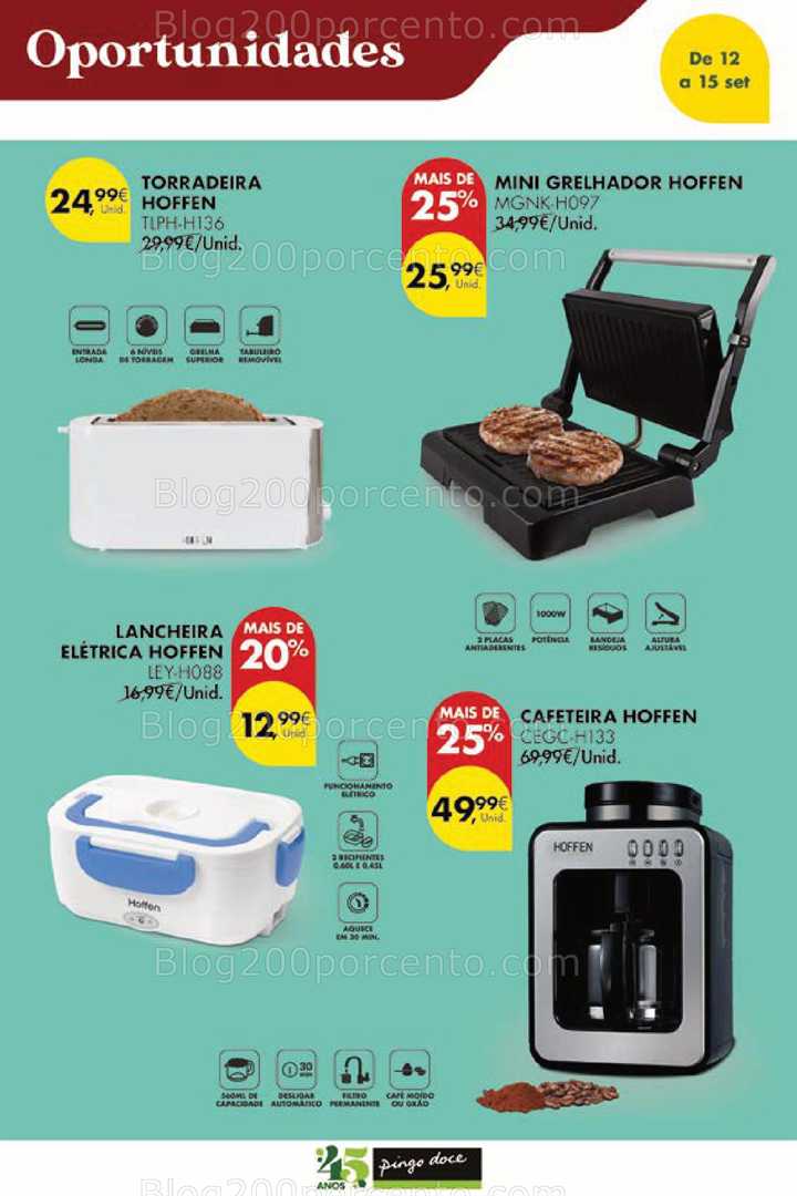 Antevisão Folheto PINGO DOCE Promoções Fim de Semana - 12 a 15 setembro