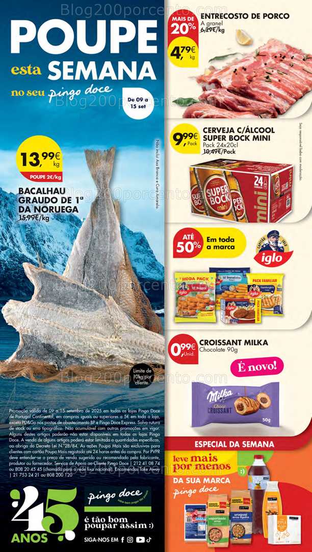 Antevisão Folheto PINGO DOCE Madeira Promoções de 9 a 15 setembro