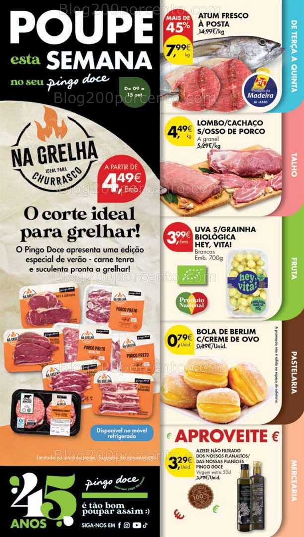 Antevisão Folheto PINGO DOCE Madeira Promoções de 9 a 15 setembro