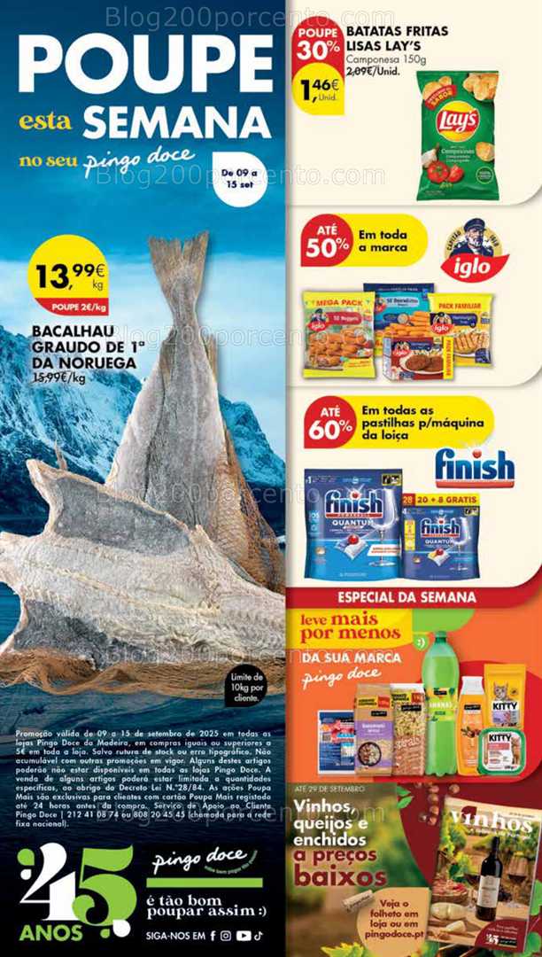 Antevisão Folheto PINGO DOCE Madeira Promoções de 9 a 15 setembro