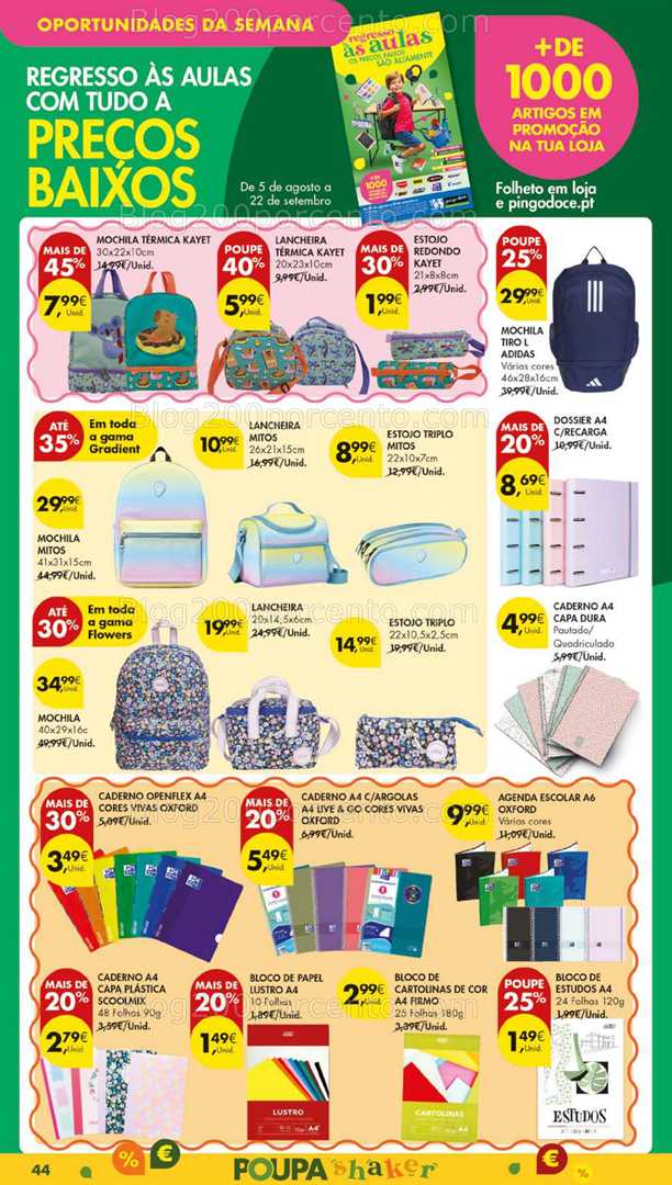 Antevisão Folheto PINGO DOCE Bazar Grandes Promoções de 16 a 22 setembro