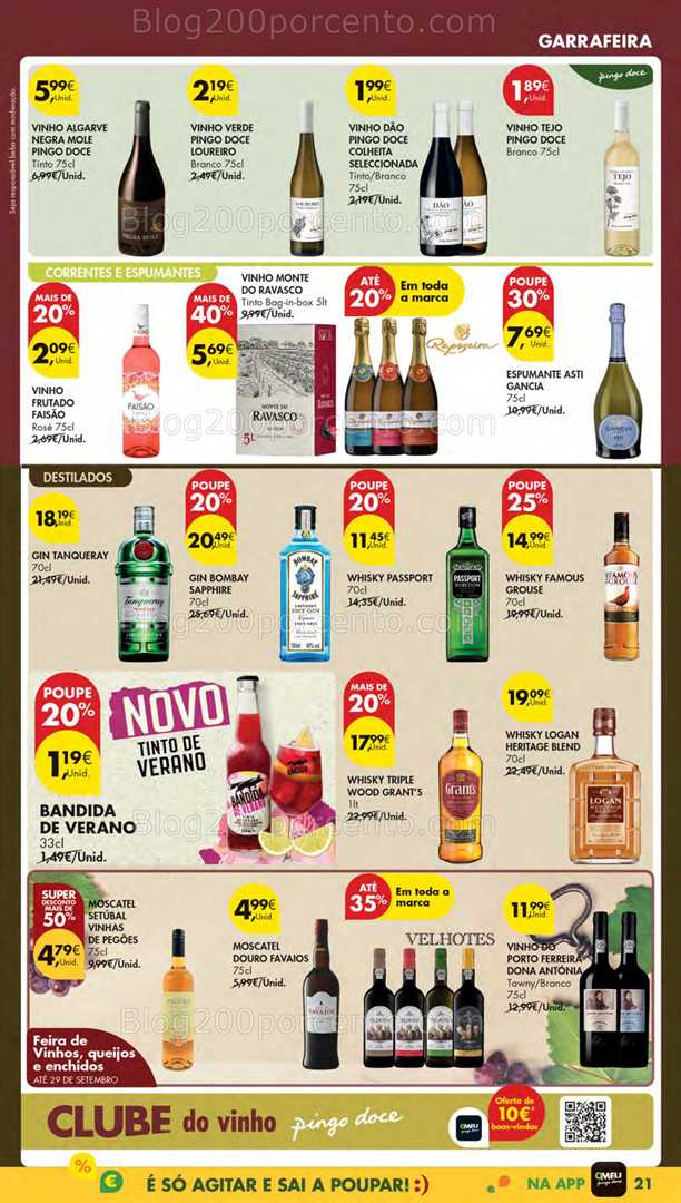 Antevisão Folheto PINGO DOCE Promoções de 16 a 22 setembro