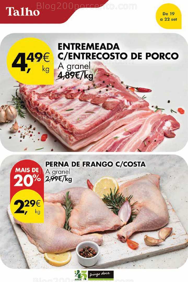 Antevisão Folheto PINGO DOCE Promoções Fim de Semana - 19 a 22 setembro