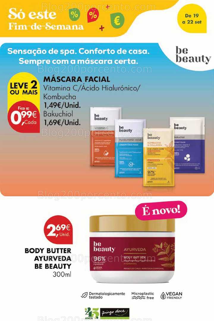 Antevisão Folheto PINGO DOCE Promoções Fim de Semana - 19 a 22 setembro