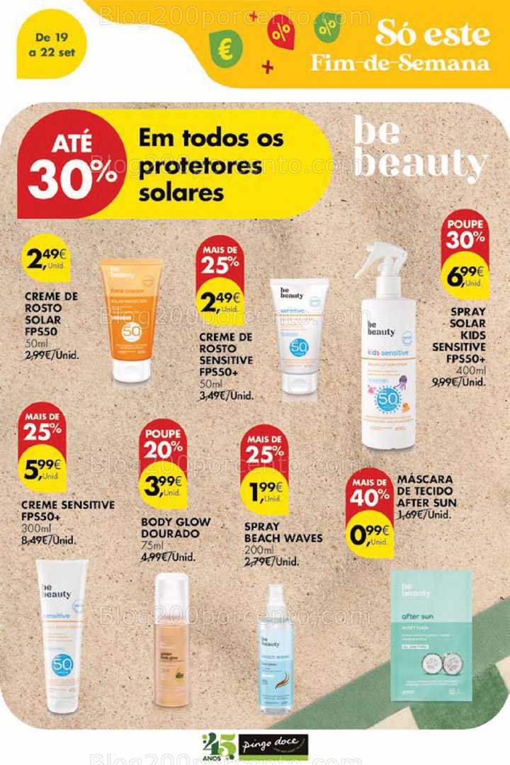Antevisão Folheto PINGO DOCE Promoções Fim de Semana - 19 a 22 setembro