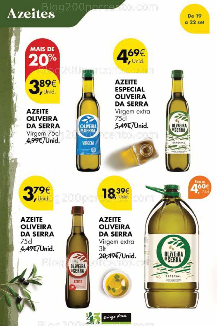Antevisão Folheto PINGO DOCE Promoções Fim de Semana - 19 a 22 setembro