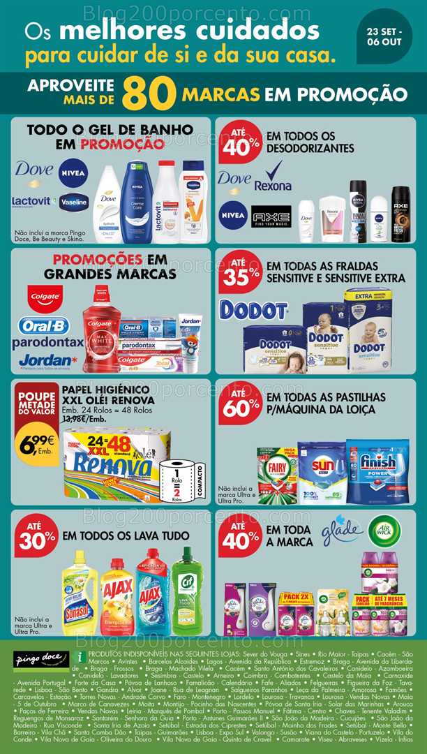Antevisão Folheto PINGO DOCE Especial Higiene e Limpeza Promoções de 23 setembro a 6 outubro