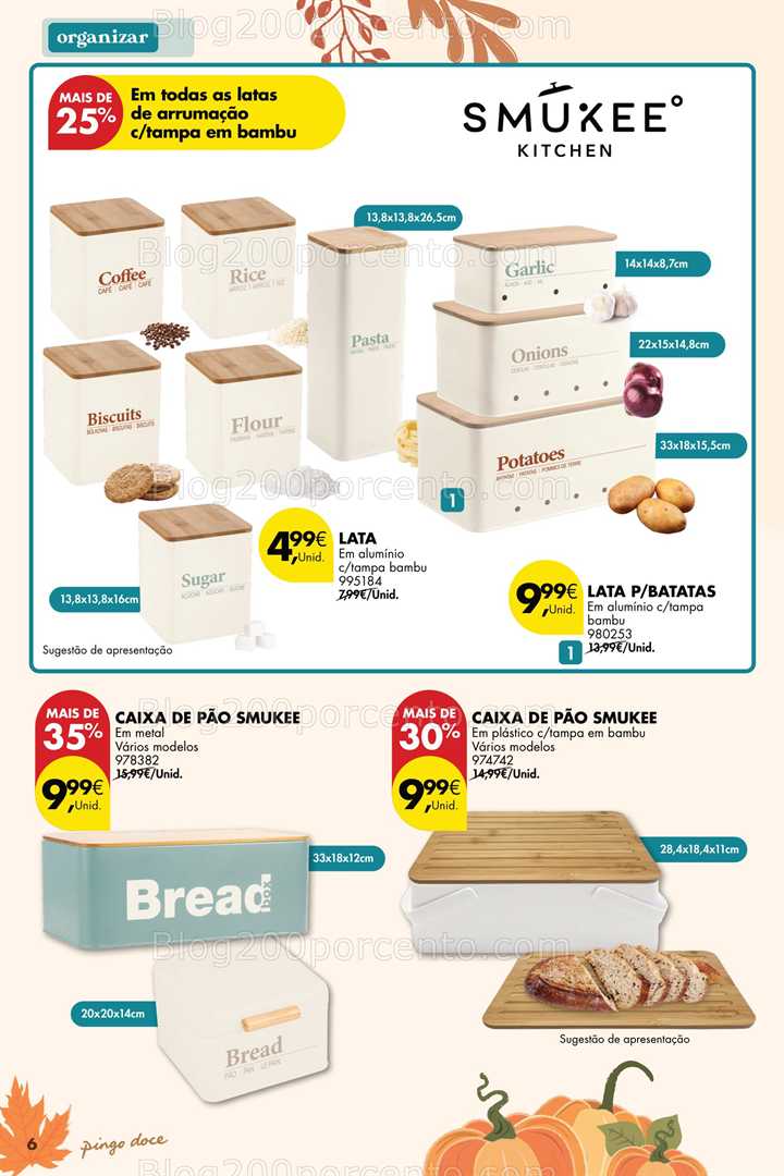 Antevisão Folheto PINGO DOCE Bazar Outono Promoções de 23 setembro a 20 outubro