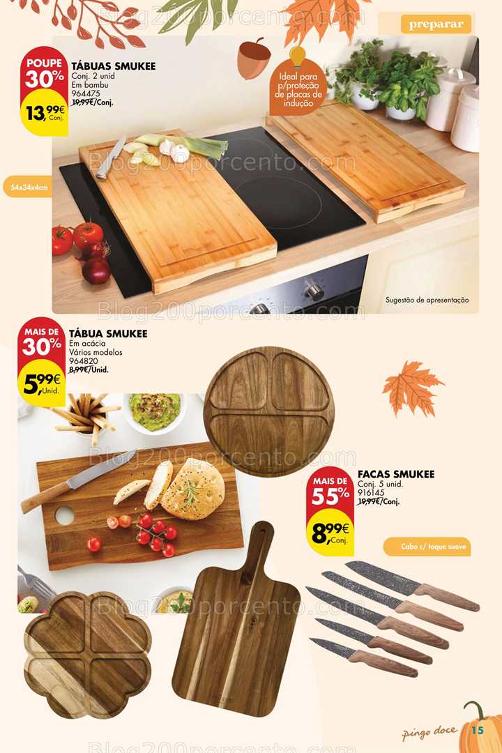 Antevisão Folheto PINGO DOCE Bazar Outono Promoções de 23 setembro a 20 outubro