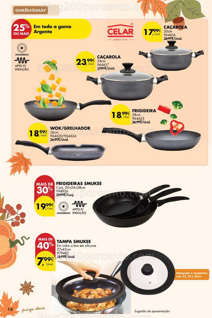 Antevisão Folheto PINGO DOCE Bazar Outono Promoções de 23 setembro a 20 outubro