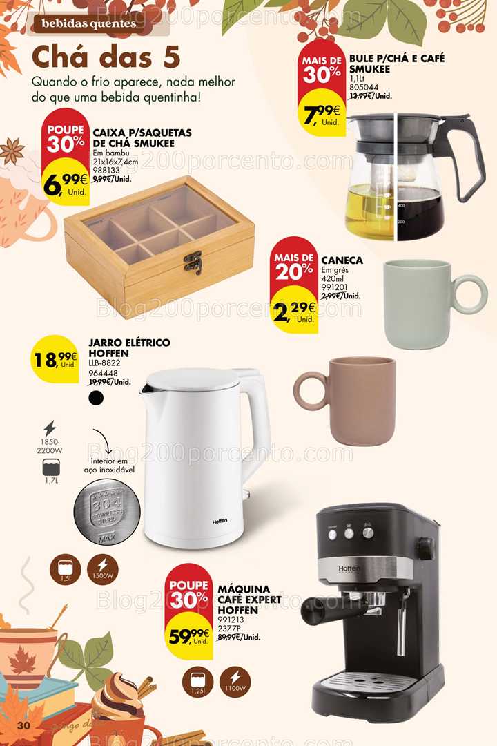 Antevisão Folheto PINGO DOCE Bazar Outono Promoções de 23 setembro a 20 outubro