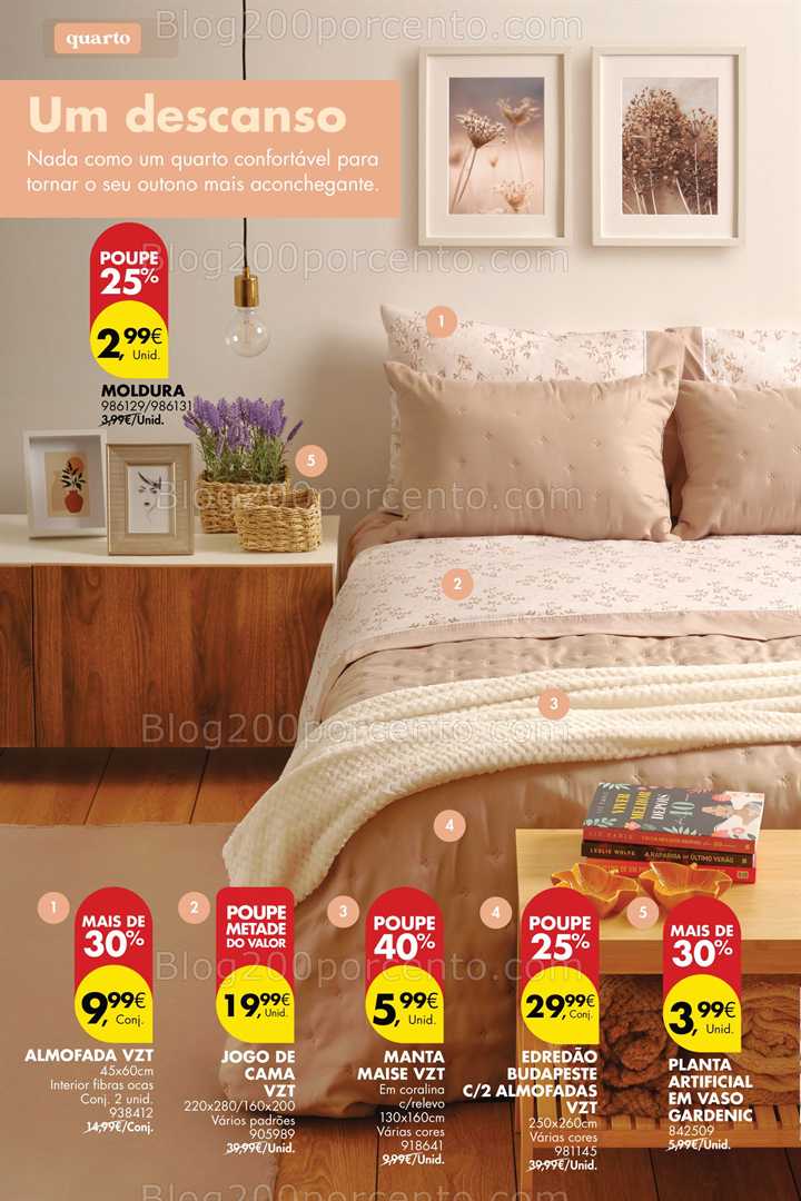 Antevisão Folheto PINGO DOCE Bazar Outono Promoções de 23 setembro a 20 outubro