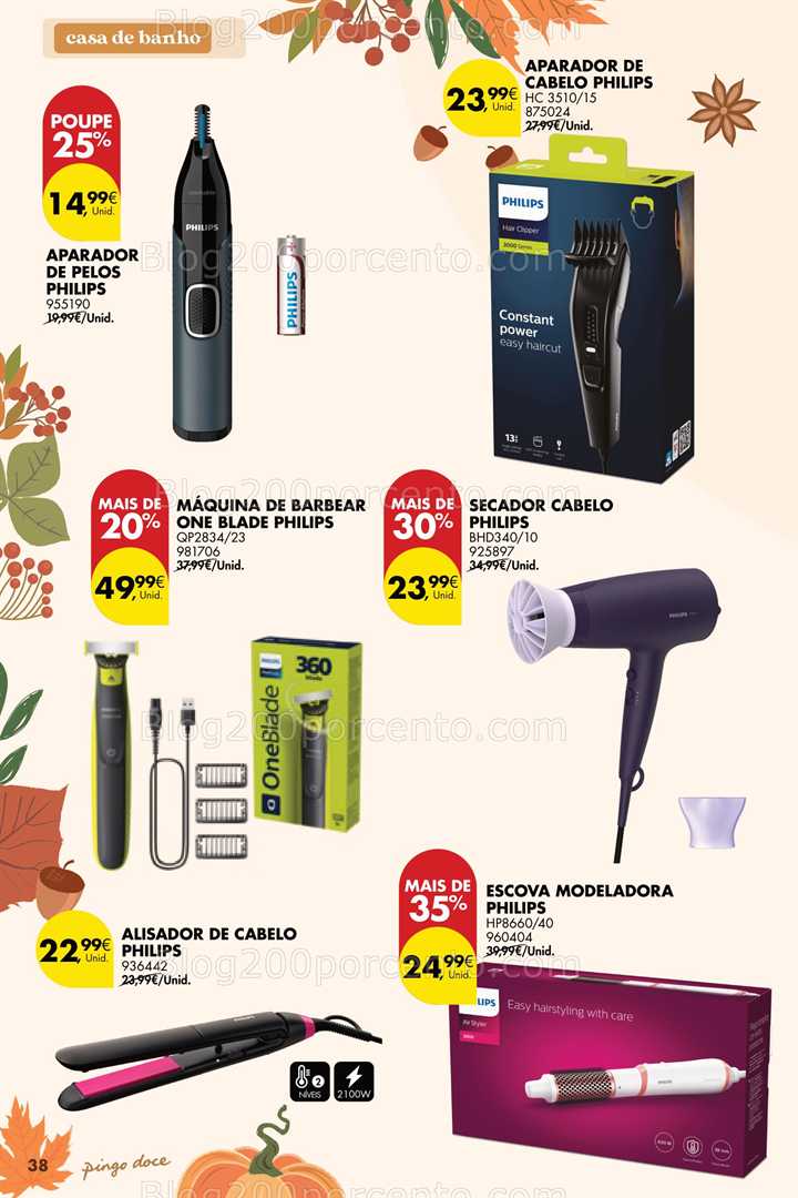 Antevisão Folheto PINGO DOCE Bazar Outono Promoções de 23 setembro a 20 outubro
