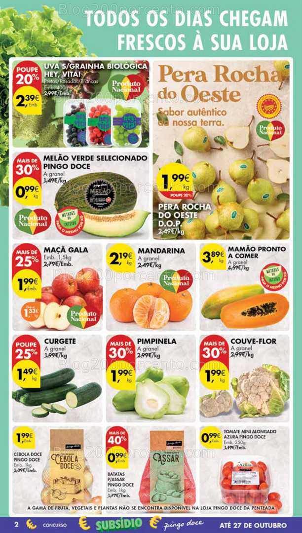 Antevisão Folheto PINGO DOCE Madeira Promoções de 23 a 29 setembro