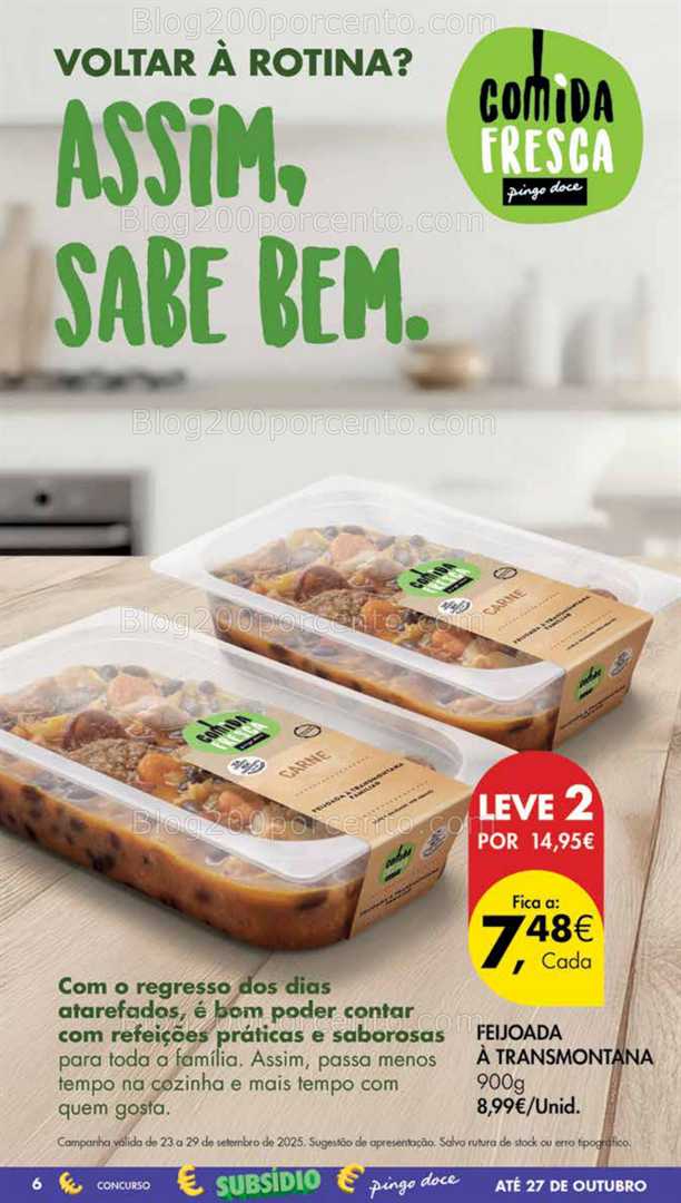 Antevisão Folheto PINGO DOCE Madeira Promoções de 23 a 29 setembro
